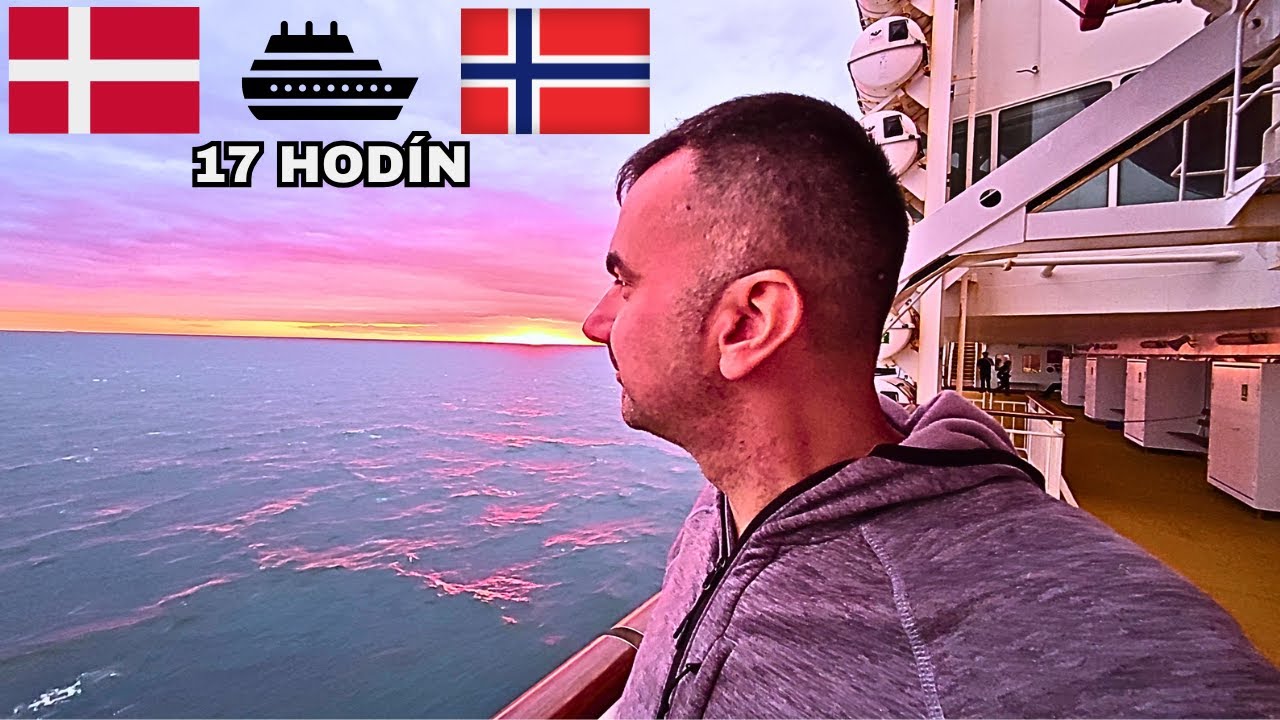 Ako vyzerá 17 hodinová plavba z Dánska do Nórska?