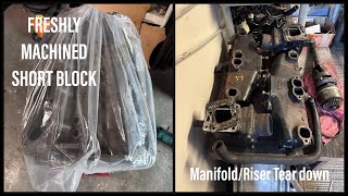Short Block to Machine Shop | Cleaning Manifold & Riser by The Dog House 150 views 7 months ago 17 minutes