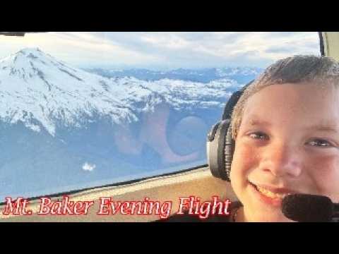 Fun flight in @GingerThePlane around Mt. Baker!