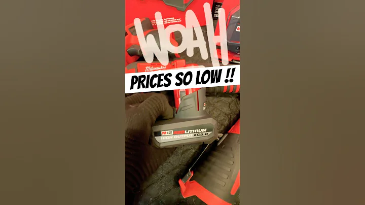 SALE Milwaukee M12 Right Angle Impact and High Output Battery Deals