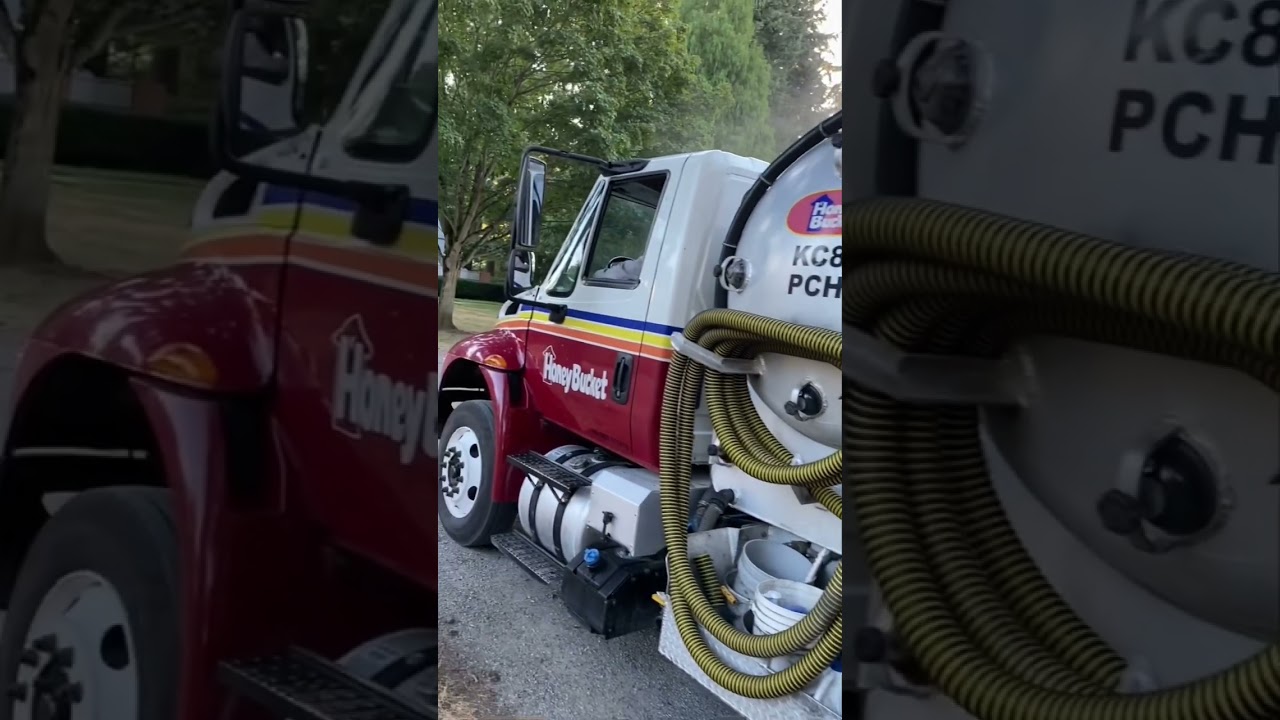 Honey bucket cleaner and mover truck 