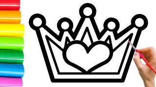 How to Draw a Crown For Children?