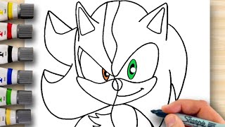 CÓMO DIBUJAR A SONIC.EXE VS SHADOW | HOW TO DRAW SONIC.EXE VS SHADOW