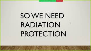 Basic Radiation Safety Principles in English