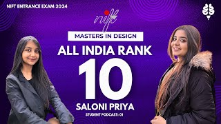Saloni Priya | All India Rank 10 | NIFT 2024 | Masters in Design | NIFT | NID@sharpencildesignstudio