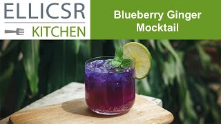 Blueberry Ginger Mocktail