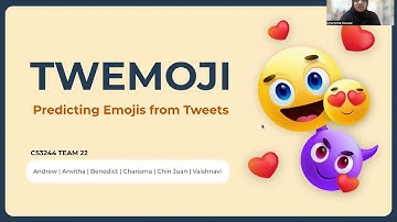 Twemoji - Predicting emojis from tweets using Machine Learning