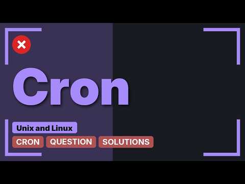 Unix & Linux: How should I run a cron command which has forever loop? (2 Solutions!!)
