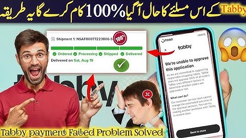 Tabby payment Failed | We