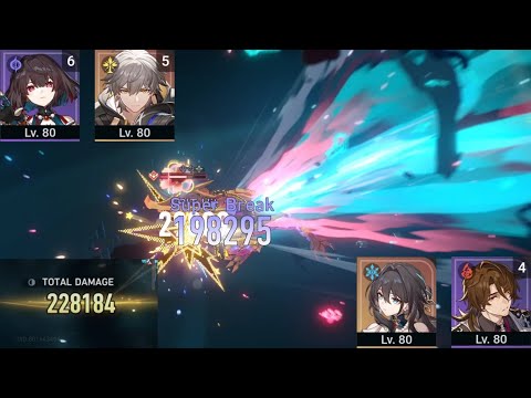 😋😋Cocolia| Super Break Team Xueyi ft MC Harmony|MOC V.2.1 Stage 12 |Honkai Star Rail Mobile