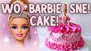 Doll cake / how to make easy beautiful doll cake at home #dollcake #doll #fyp #views 