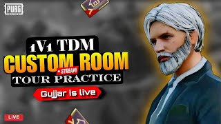 Live Stream 1v1 TDM Custom Room | PUBG MOBILE | Gujjar Gaming 302 |