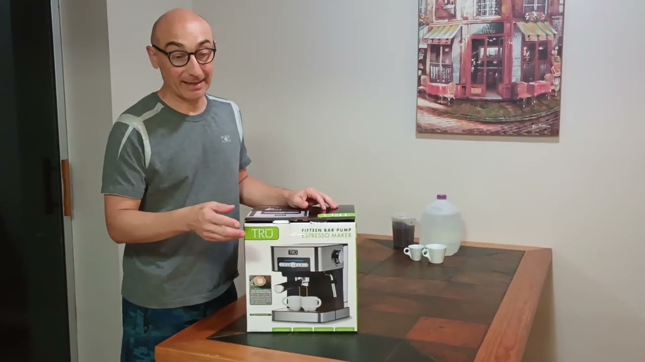 Tru-15 Bar espresso machine unboxing. Is coffee a secret to living a long and healthy life?