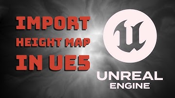 Unreal engine 5 How to import Height map to create a landscape