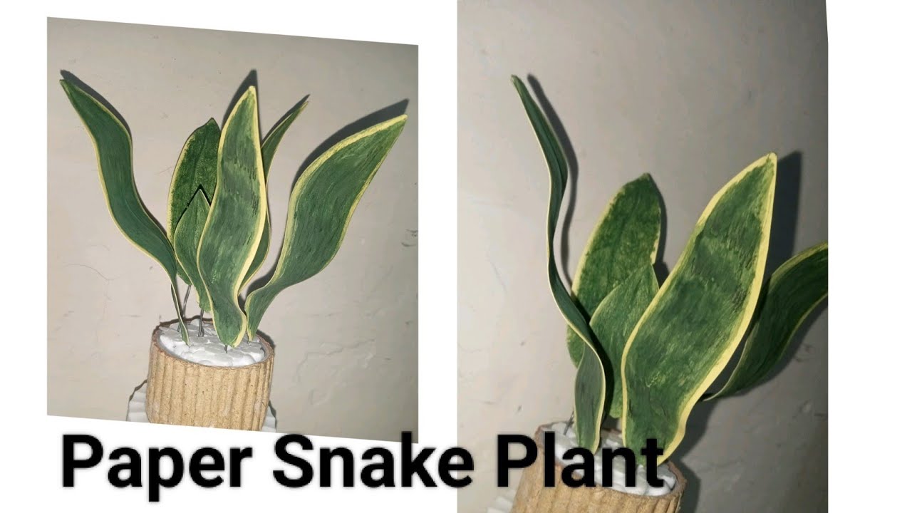 Creative Paper Craft For Home Decoration //Artificial Leaf & Plants For Paper