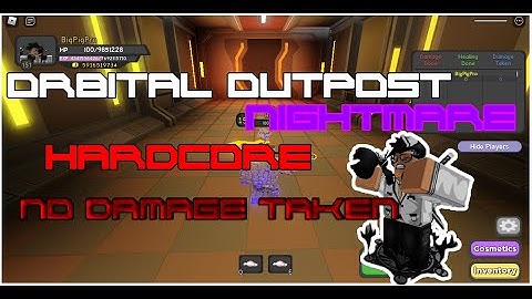 Completing Orbital Outpost Nightmare Hardcore No Damage Taken | Dungeon Quest | Roblox