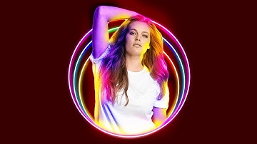 Photoshop Tutorial : How to Create Glowing Lines on Portrait girl Image Photoshop CC 2018