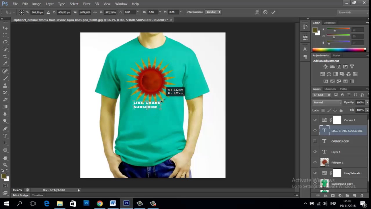 CARA MEMBUAT KAOS DI PHOTOSHOP CS6 YouTube CARA MEMBUAT KAOS DI PHOTOSHOP CS6 YouTube