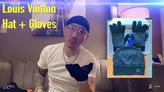 LV Damier BEANIE + GLOVES | Jsean