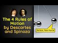 Descartes-Spinoza Mechanics: The 4 Rules of Motion