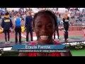 Interview: Ersula Farrow - 2015 MHSAA Girl's D1 800m State Champion