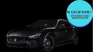 2017 maserati ghibli - 2017 Maserati Ghibli Nerissimo Edition New York Auto Show Maserati Auto Show Simulator