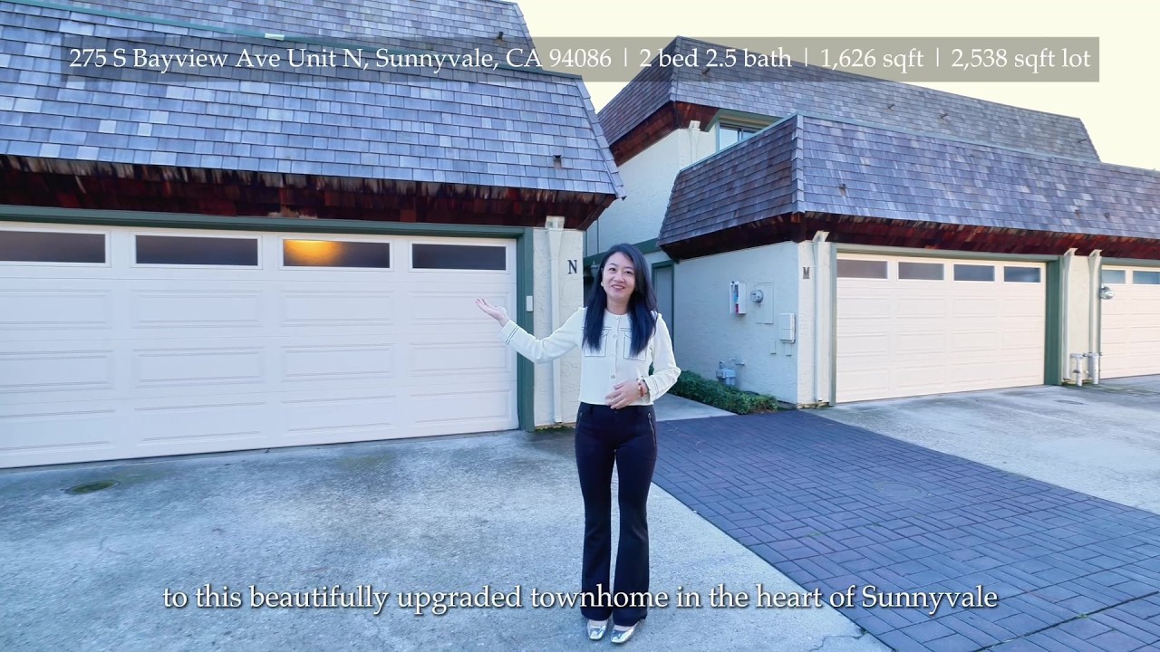 【Ripple Team Listing】275 S Bayview Unit N, Sunnyvale CA 94086