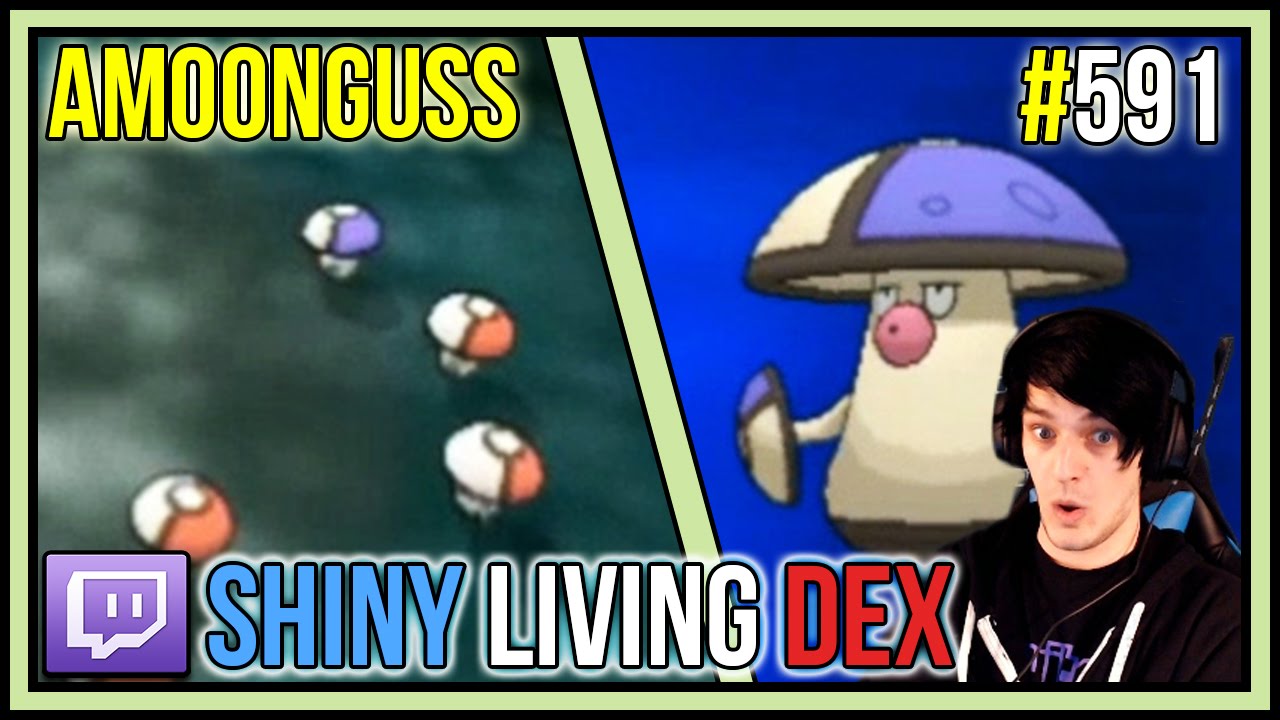 live shiny amoonguss reaction
