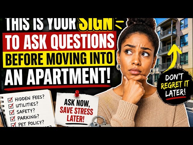 THIS IS YOUR SIGN TO ASK QUESTIONS BEFORE MOVING INTO AN APARTMENT