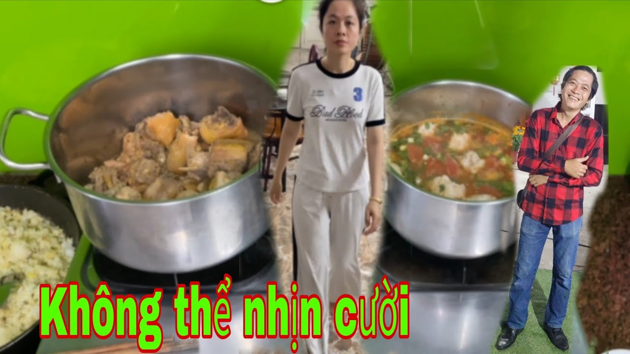 Vía Thần Tài cười sặc cơm với Em của Nắm Nguyễn P nấu ăn 