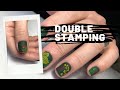 Двойной стемпинг | Матовый маникюр | Весенний дизайн | Double stamping | Nails matte | Spring nails