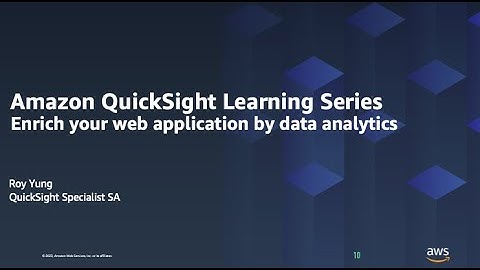 Build metrics for your web application using QuickSight: 2023 Amazon QuickSight Learning Series