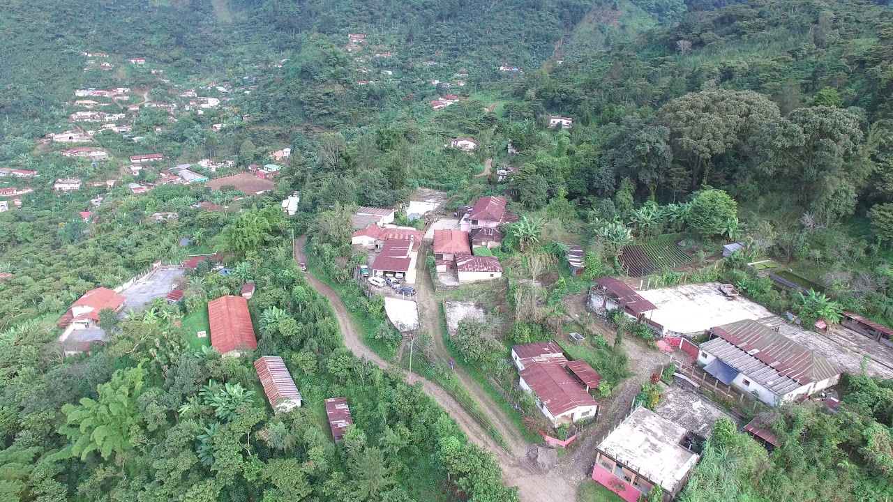Huehuetenango, Guatemala Coffee Farm - Aerial View