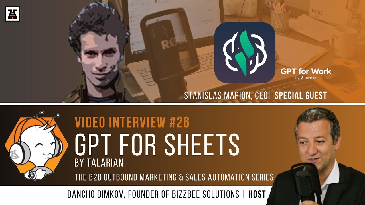 The B2B Outbound Marketing & Sales Automation Series, with Stanislas Marion, CEO of Talarian
