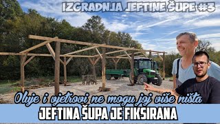 OKOLOKUĆNI POSLOVI #12 | JEFTINA ŠUPA JE DOBILA DIZME I KOSNIKE - STABILNIJA OD AJFELOVOG TORNJA!!