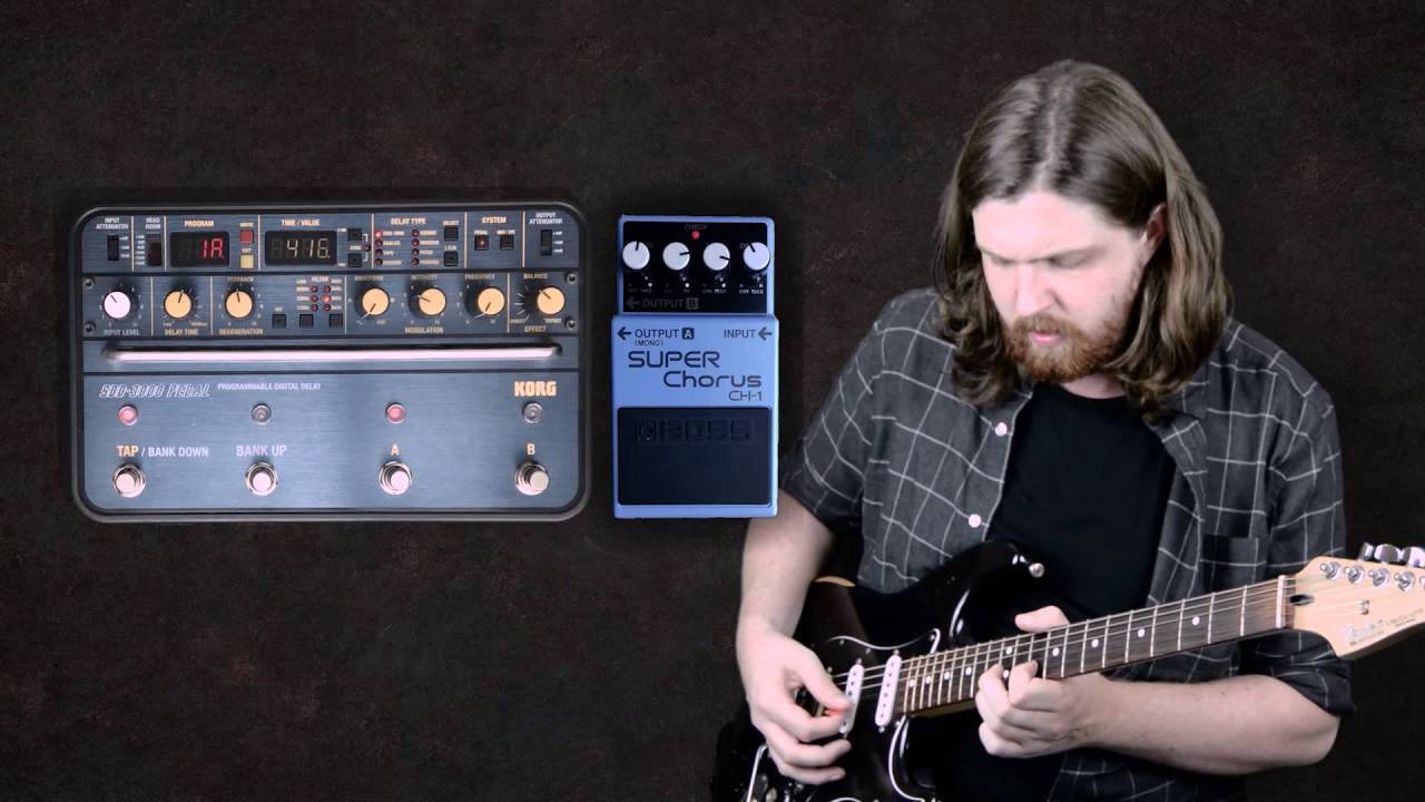 15 Second Gear Demo - Korg SDD3000 - Boss CH1 - I Will Follow by U2