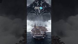 Alien Mothership Abducts Entire Warship With Tractor Beam 👽😱 | AI Generated VFX