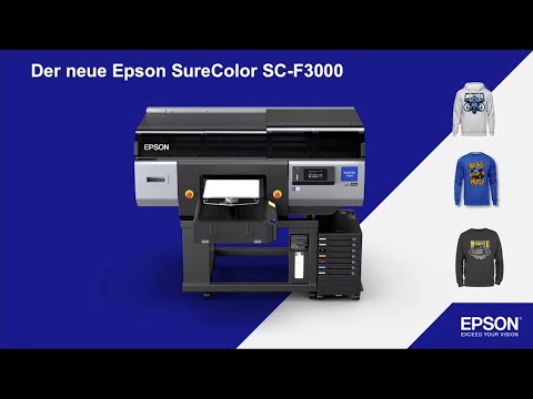 Nueva Impresora de DTG Epson SC-F3000 - Quantia Solutions