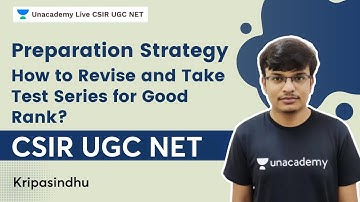 Preparation Strategy | How to Revise and Take Test Series for Good Rank? | Kripasindhu Karmakar