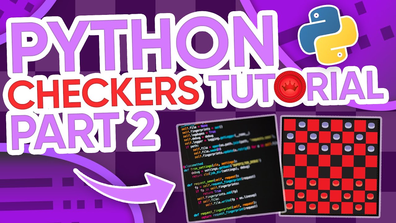 Python/Pygame Checkers Tutorial  - Pieces and Movement