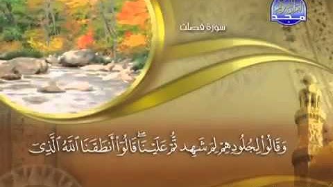 41 سورة فصلت    الشيخ ماهر المعيقلي