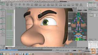 Animation School -- AnimSchool Malcolm Rig Demo, Part 2