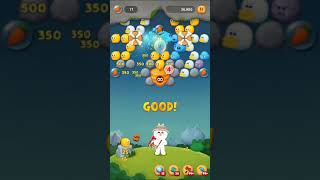 Bubble2 86&91&98章節 果凍奬勵關卡2-4《31球 收集蘿蔔》