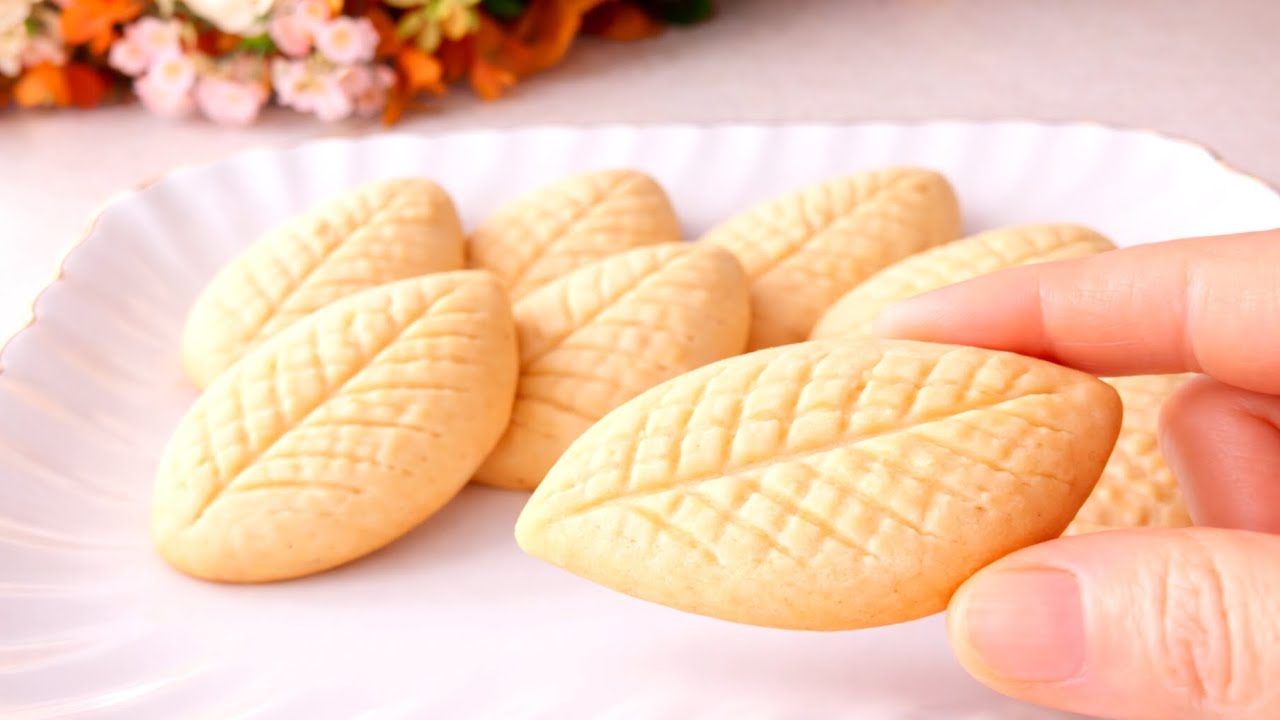 4-Ingredient Vanilla Cookies 😍 No Butter, Super Easy!”