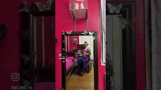 Freestyling Bad Bunny's Song #viral #shorts #choreo #wheelchairdancer #livingmydream #subscribe