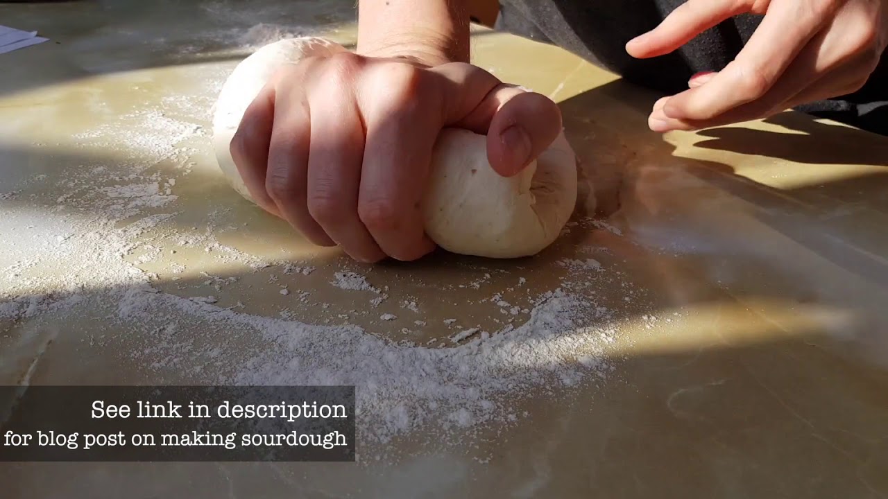 Sourdough Kneading technique YouTube