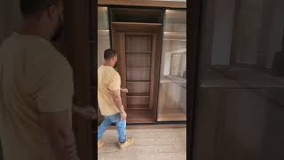 #wardrobe with #slidingdoor   #bedroom #secretdoor #sunnybedroomsandkitchens
