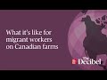 What it’s like for migrant workers on Canadian farms