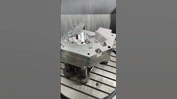 5-Axis CNC machining mold steel – precision& smooth surface finish #cnc #5axis #machining #hypermill