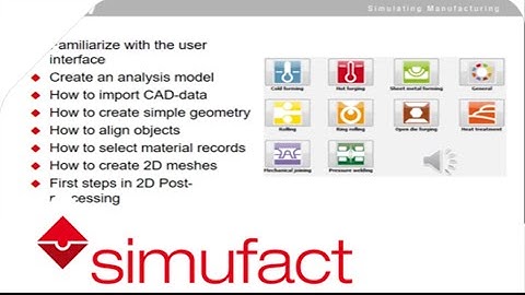Register now - Hands-on Tutorial on Simufact Forming | Simufact